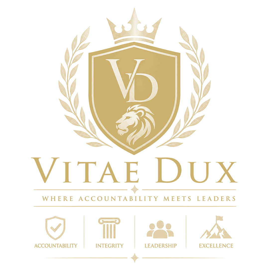 The Vitae Dux crest