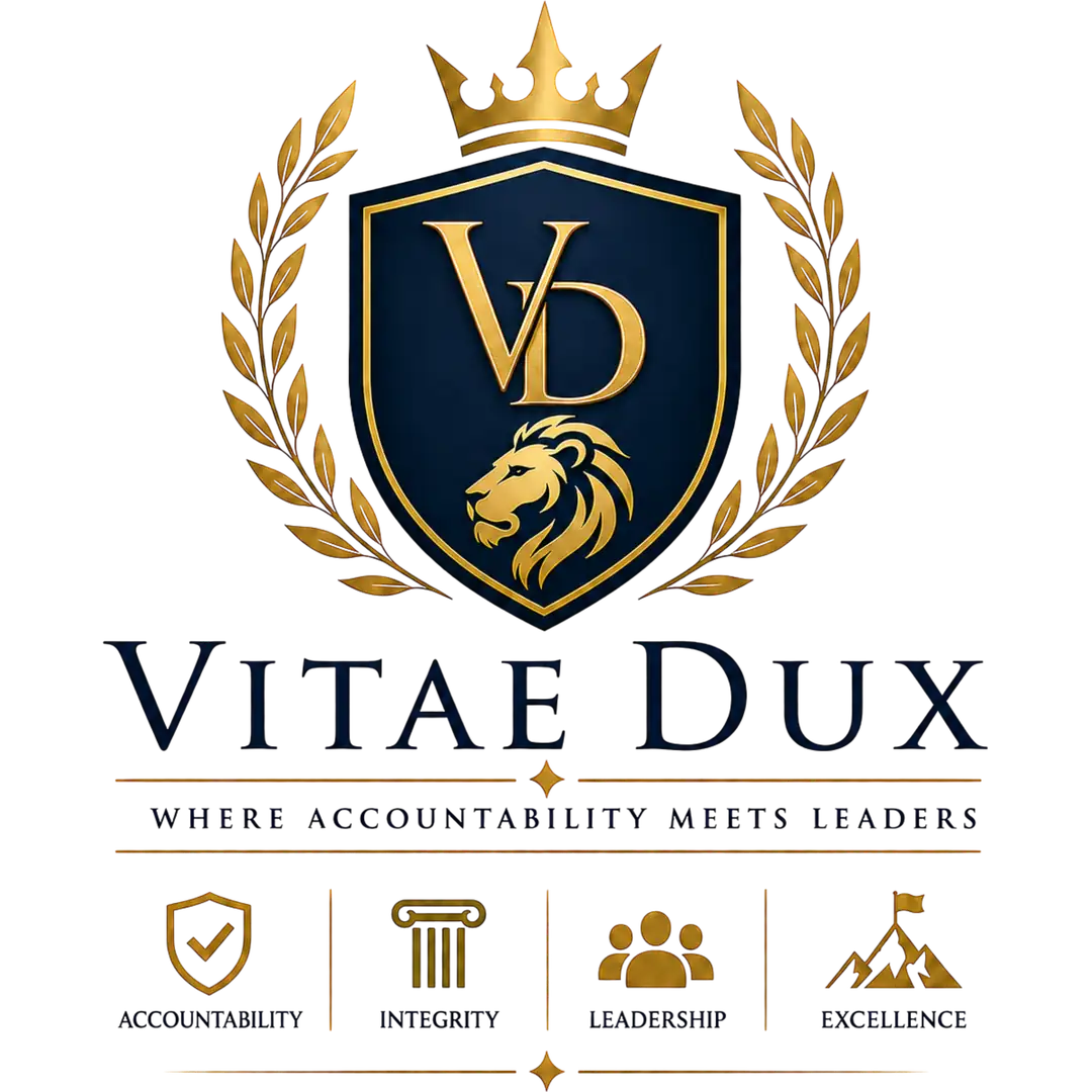 The Vitae Dux crest